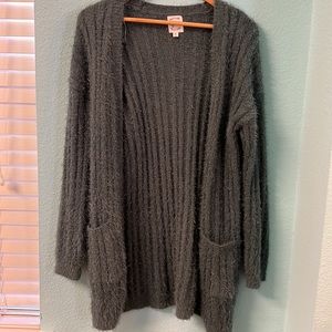 Hippie Rose Fuzzy Cardigan